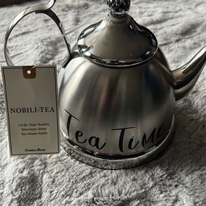 Brand new stainless steel tea infuser kettle